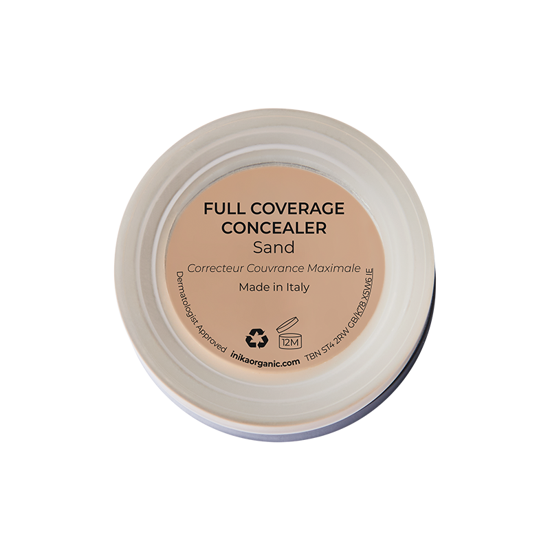 INIKA Organic Full Coverage Concealer - Sand 3.5g