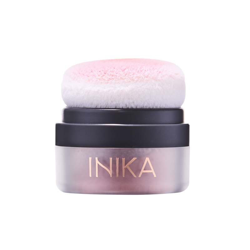 INIKA Organic Mineral Blush Puff Pot - Rosy Glow 3g INIKA Organic