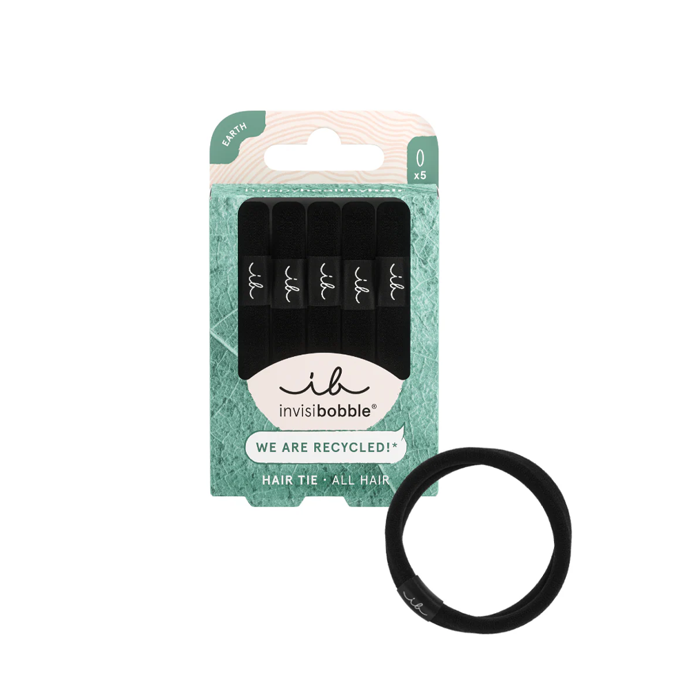 Invisibobble Hair Tie Black (5 ST) Invisibobble