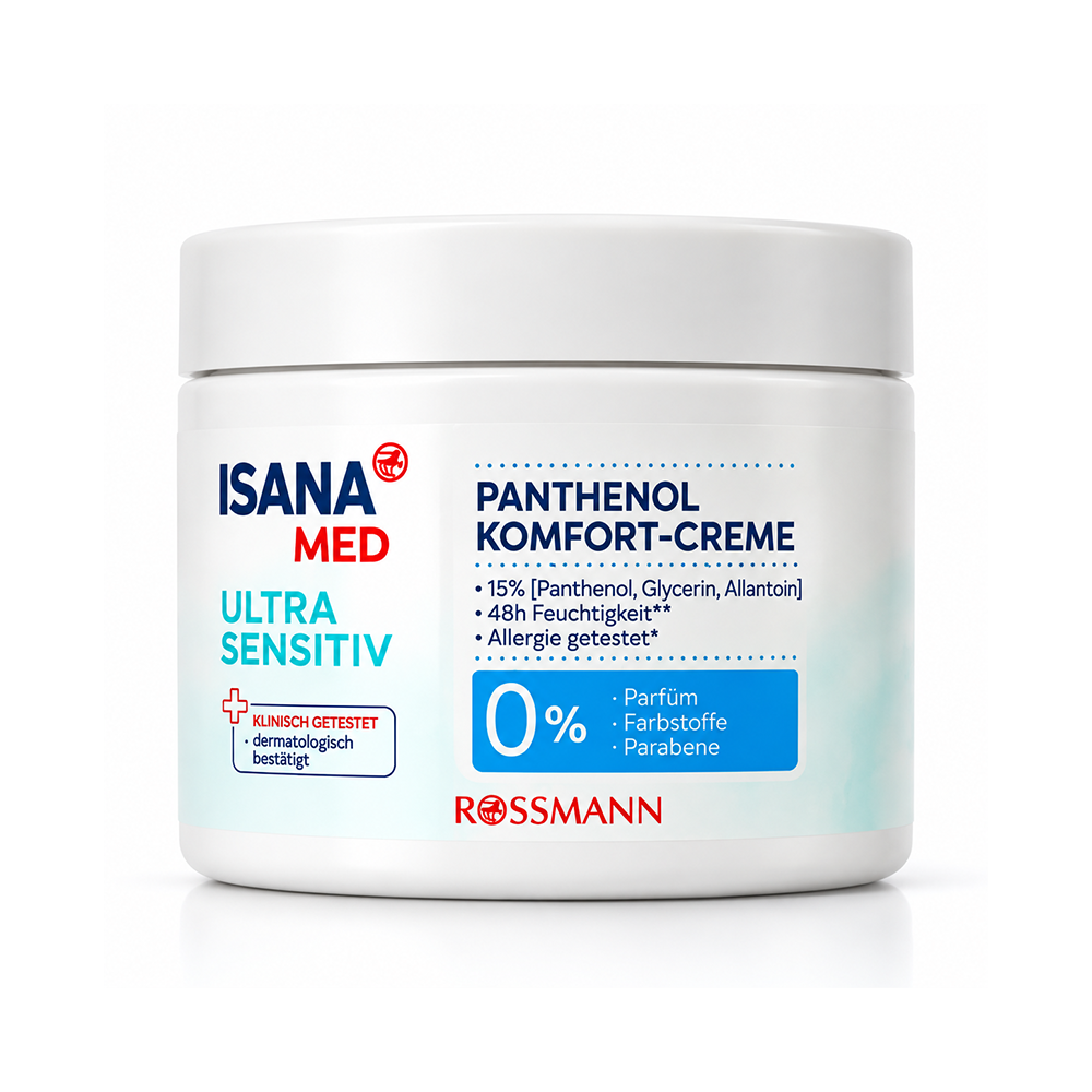 Isana Med Ultra Sensitiv Panthenol Komfort-creme (400 ML)