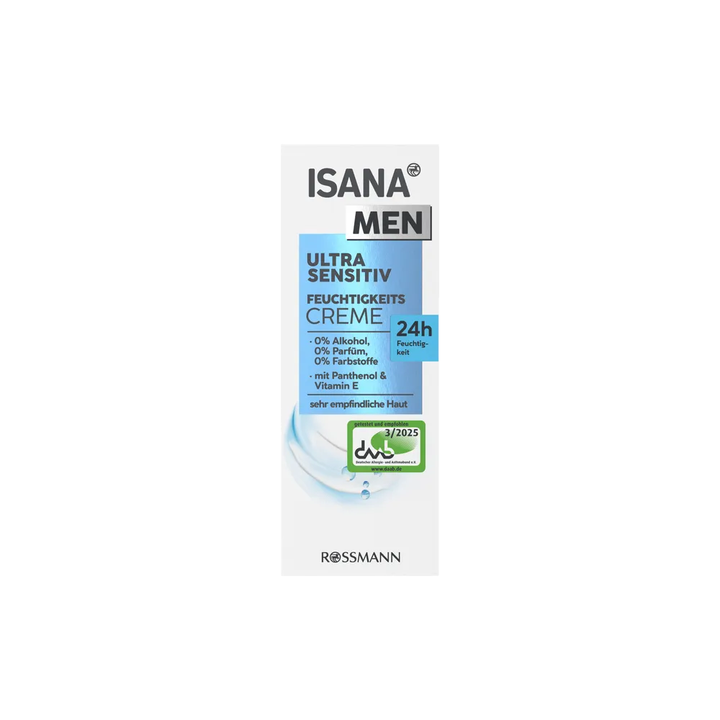 ISANA MEN Ultra Sensitiv Hydraterende Gezichtscreme (75 ML)