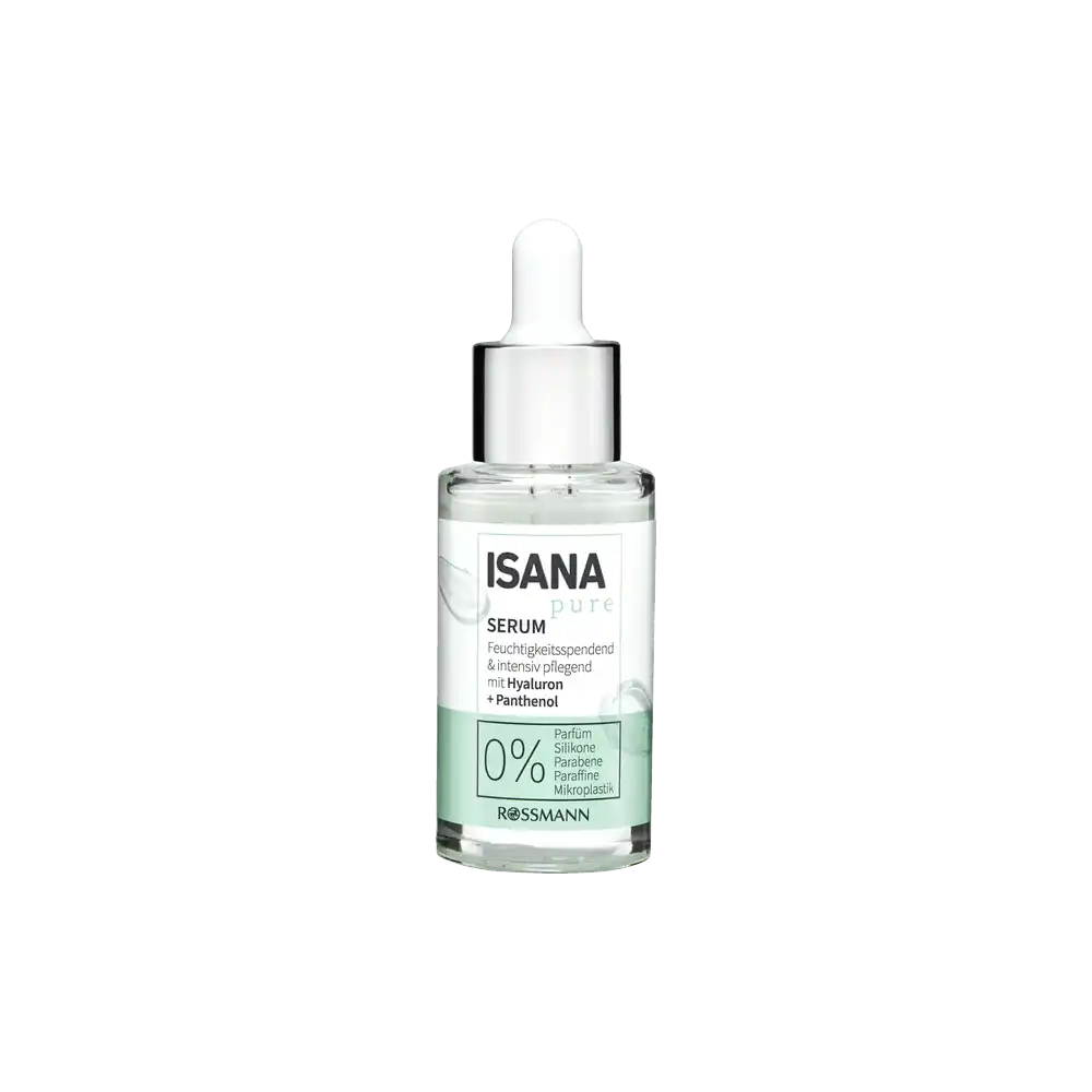 Isana Pure Serum met Hyaluron en Panthenol (30 ML) Isana