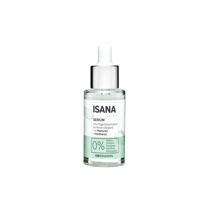 Isana Pure Serum met Hyaluron en Panthenol (30 ML) Isana