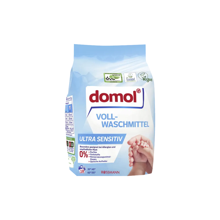 Domol Ultra Sensitiv Waspoeder Wit (18 wasbeurten)