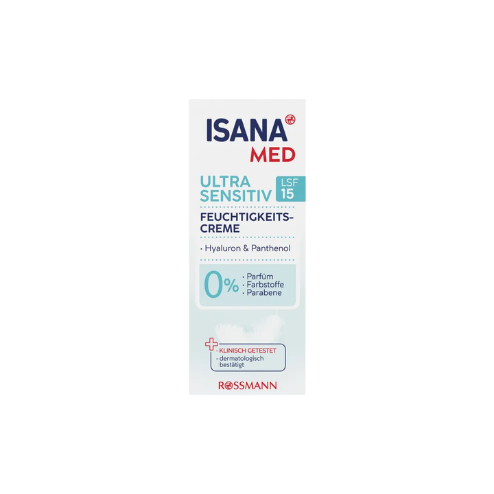 ISANA MED Hydraterende Crème Ultra Sensitiv SPF15 (50 ml)