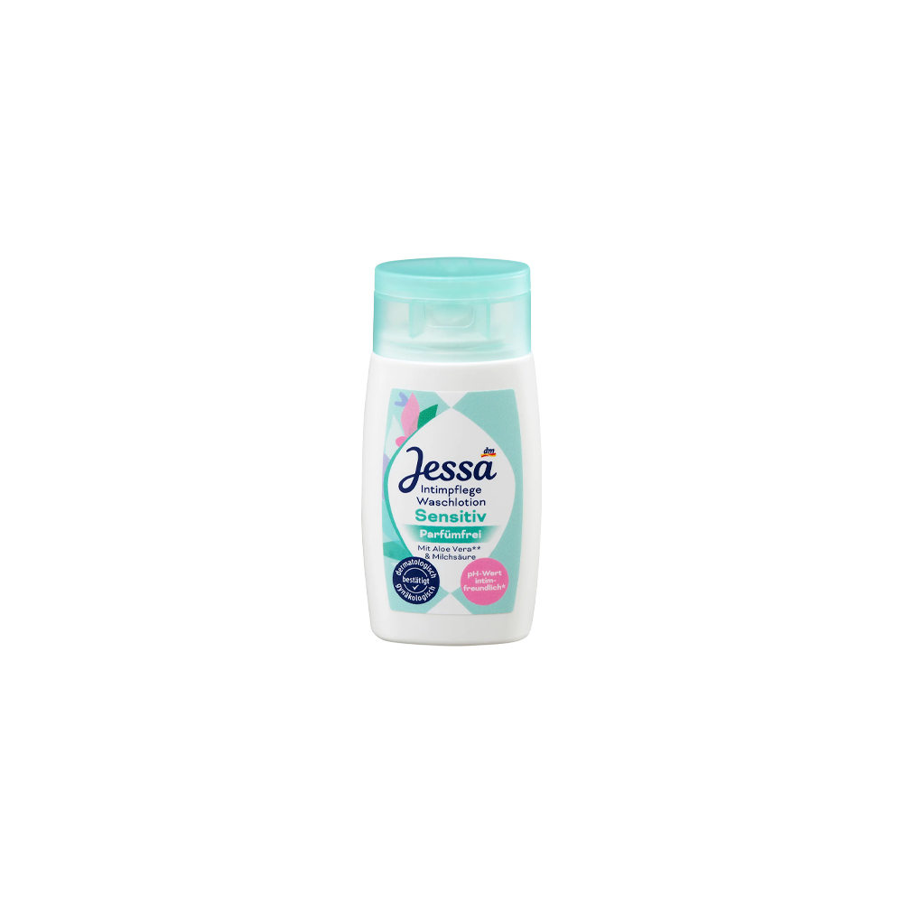 Jessa Intim Waslotion Sensitiv Parfumvrij Mini (50 ml)