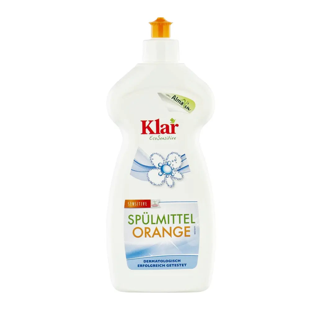 Klar Afwasmiddel Sinaasappel (0,5 L) Klar Eco Sensitive