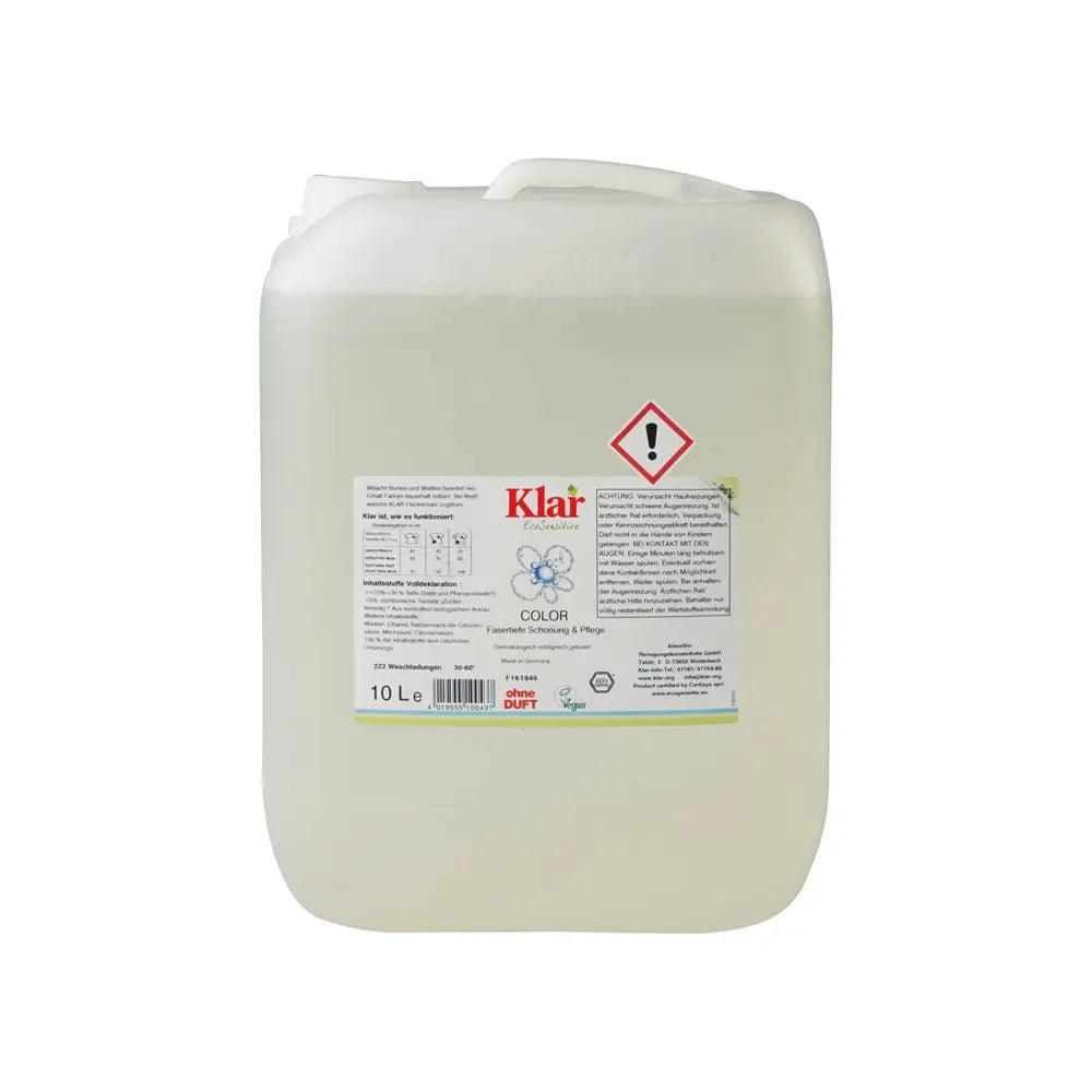 Klar Kleurwasmiddel (10 L) Klar Eco Sensitive
