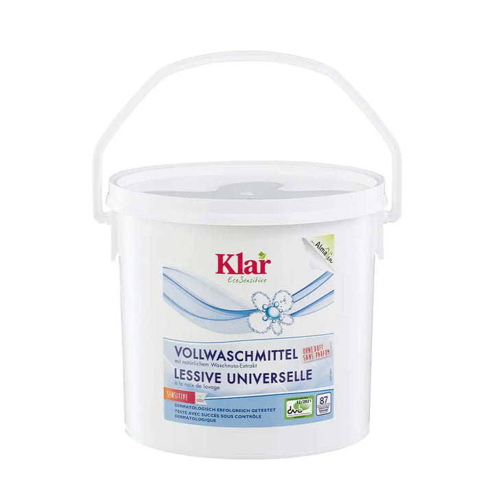 Klar waspoeder wit (4,4 kg) Klar Eco Sensitive