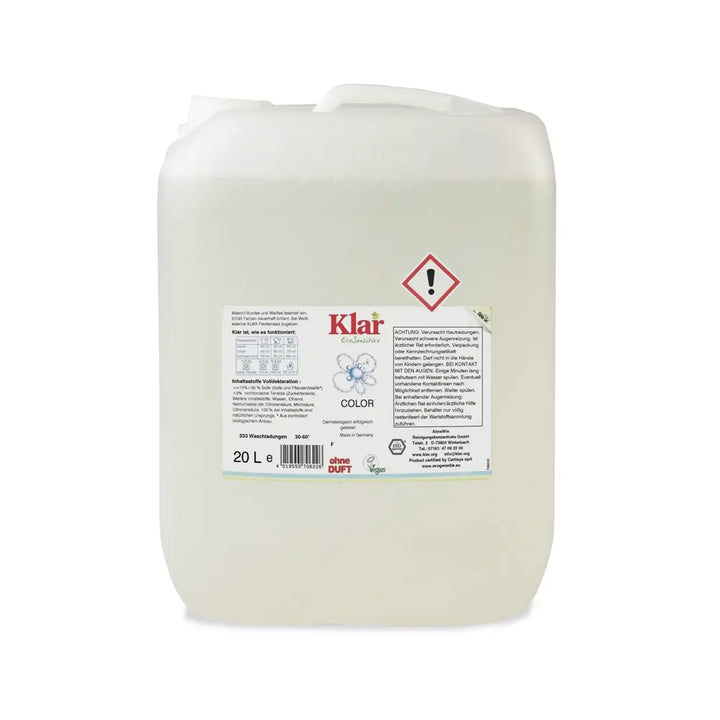 Klar Kleurwasmiddel (20 L) Klar Eco Sensitive