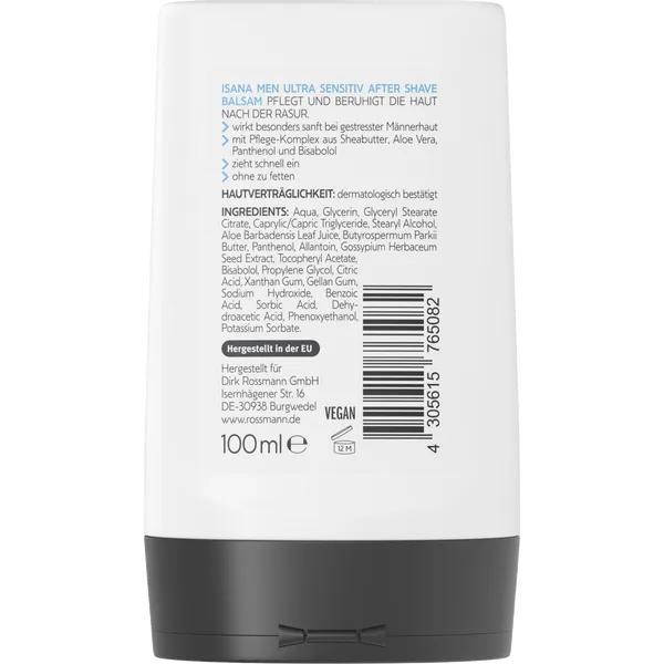 ISANA MEN After Shave Balsem ultra sensitiv (100 ML)