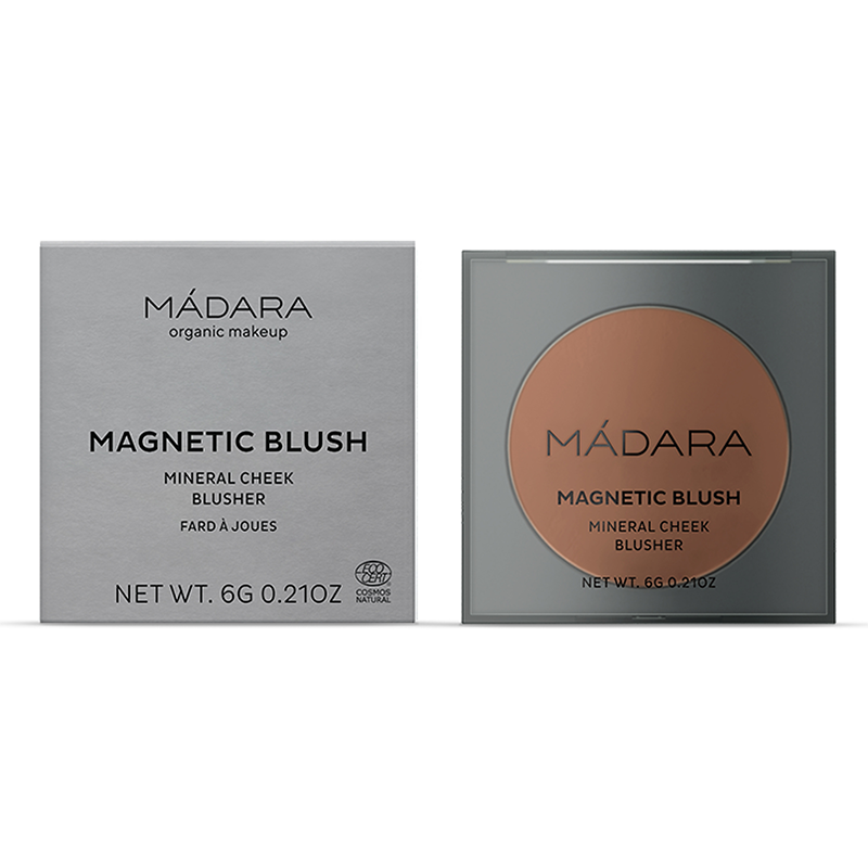 MADARA Magnetic Blush Mineral Cheek Blusher #1 Fierce Flame (6 G) MADARA