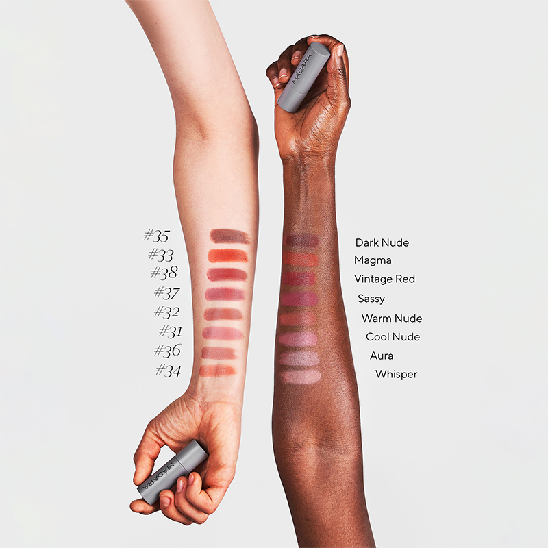 MADARA Velvet Wear Matte Cream Lipstick #35 Dark Nude (3.8 G) MADARA