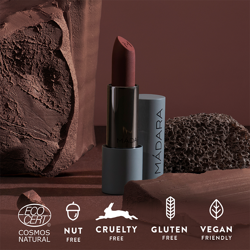 MADARA Velvet Wear Matte Cream Lipstick #35 Dark Nude (3.8 G) MADARA