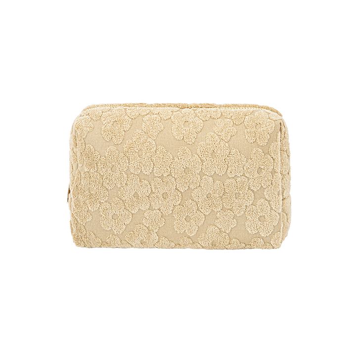 Shopaholic Make-up tas Beige