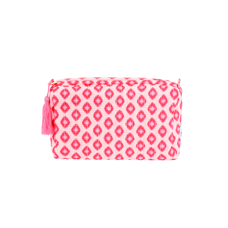 Gimme Make-up tas Roze/Rood Retro - Parfumvrij