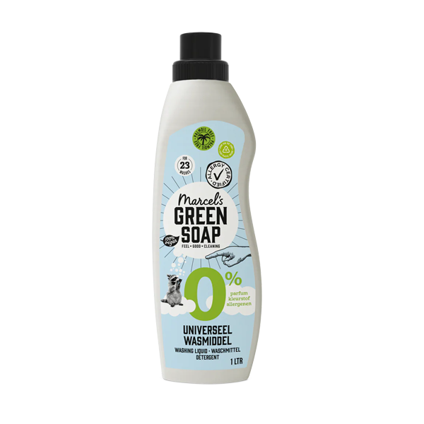 Marcel's Green Soap Wasmiddel universeel 0% parfumvrij (1 L)