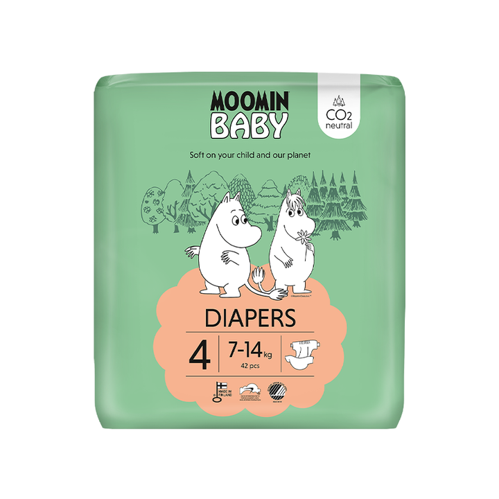 Moomin Baby Luiers Maat 4 voor 7-14 KG (42 ST)
