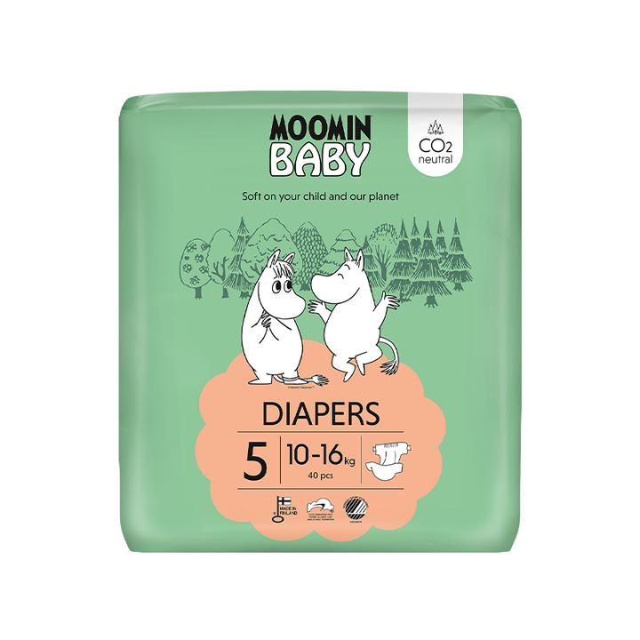 Moomin Baby Luiers Maat 5 voor 10-16 KG (40 ST)