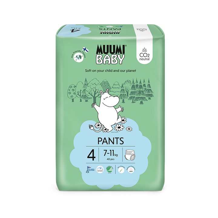 Muumi Baby Luierbroekjes Maat 4 voor 7-11 KG (40 ST)