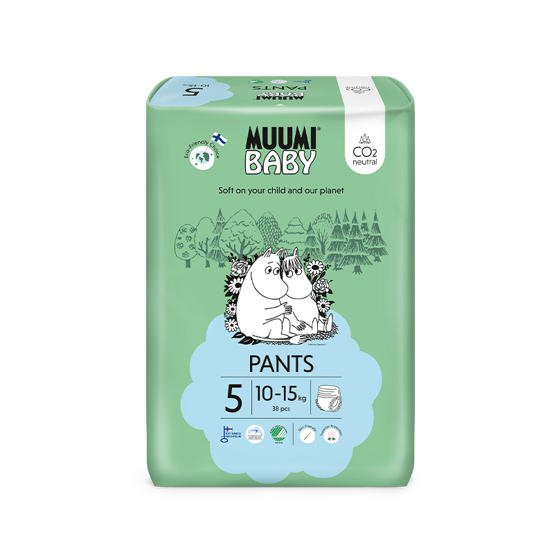 Muumi Baby Luierbroekjes Maat 5 voor 10-15 KG (38 ST)