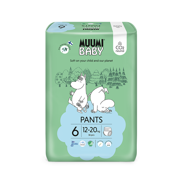 Muumi Baby Luierbroekjes Maat 6 voor 12-20 KG (36 ST)