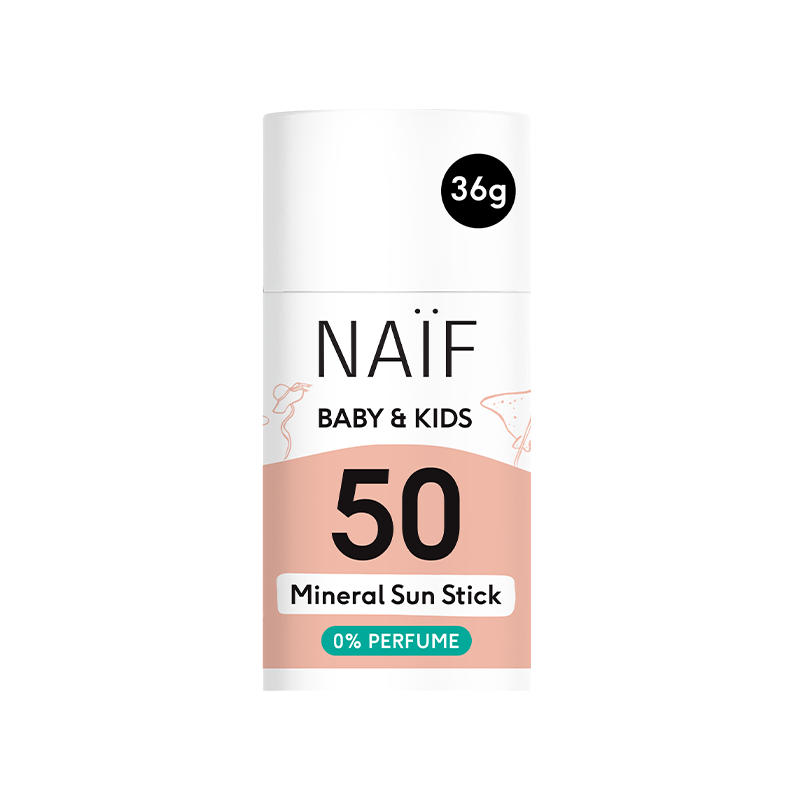 Naïf Baby&Kids Stick SPF50 0% perfume (36 GR) - Parfumvrij