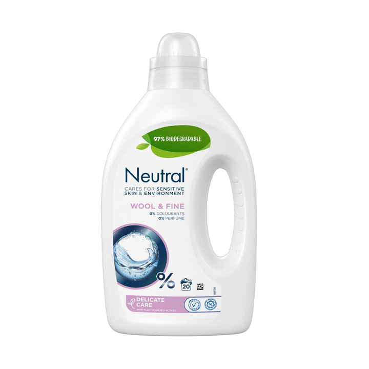 Neutral Vloeibaar Wasmiddel Fijn parfumvrij (1 L)