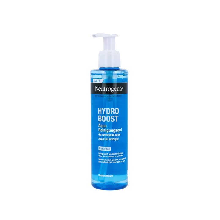 Parfumvrije reinigingsgel van Neutrogena Hydro boost 