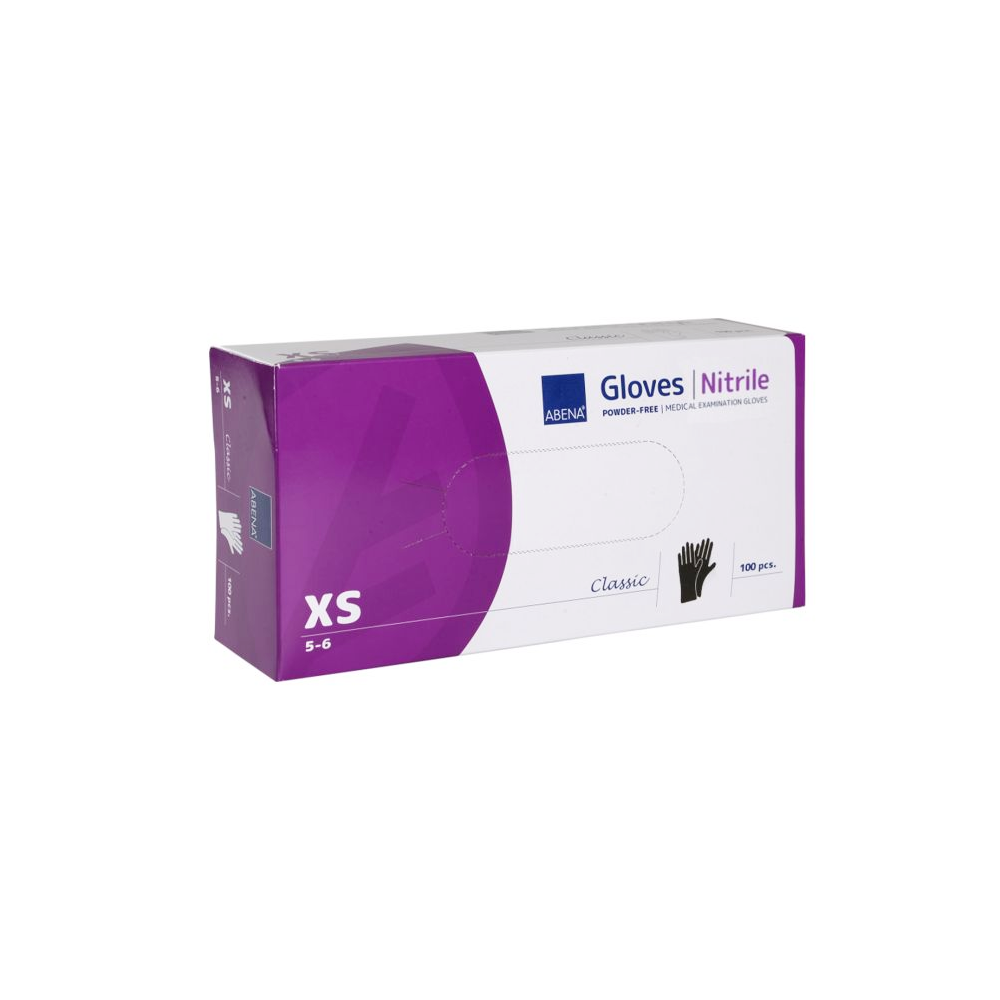Abena Poedervrije Nitrile Handschoenen Maat XS (100 ST) Abena