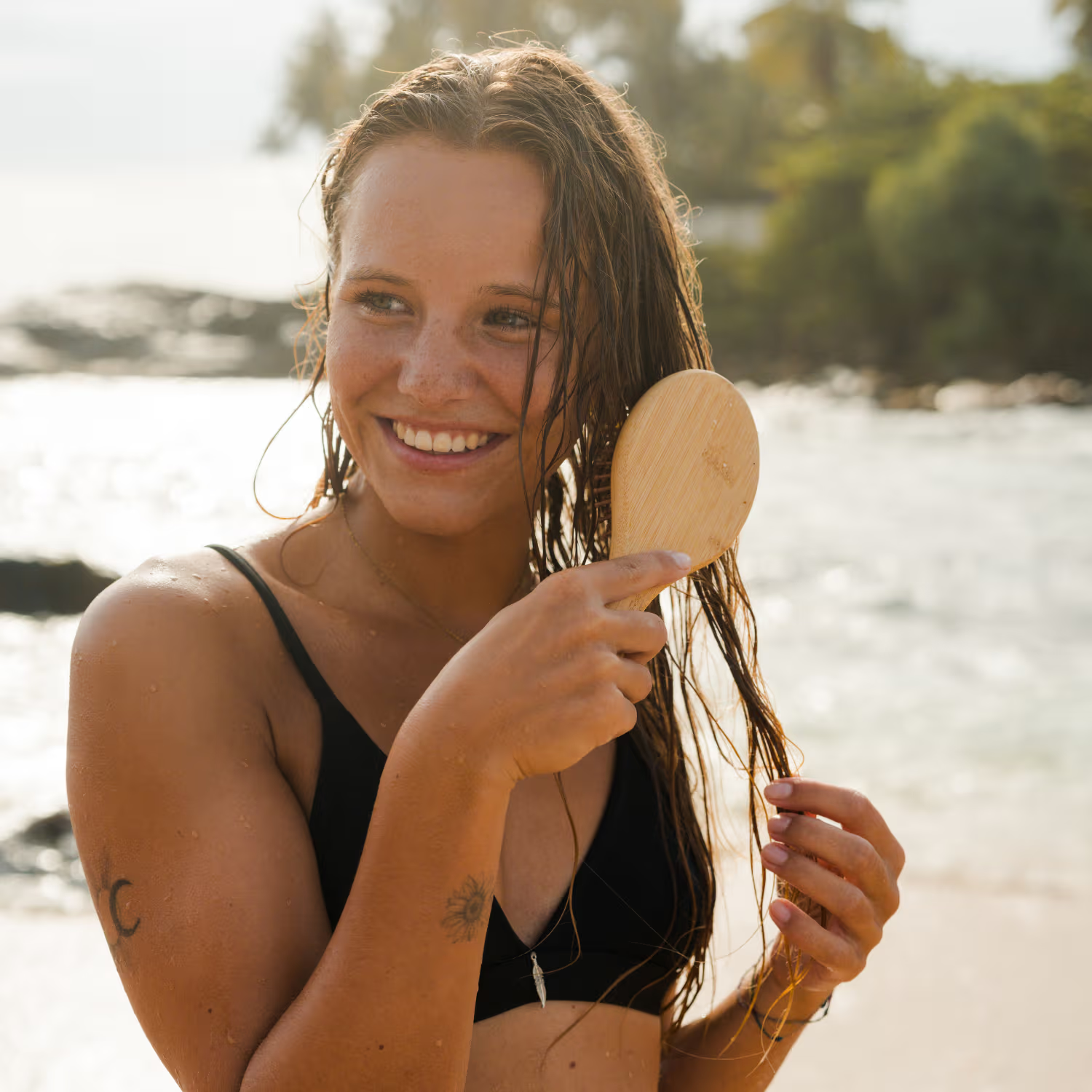 Bamboovement Bamboo Hairbrush Oval Bamboovement