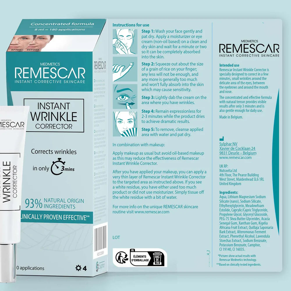 Remescar Instant Rimpel Corrector (8 ML) - Parfumvrij