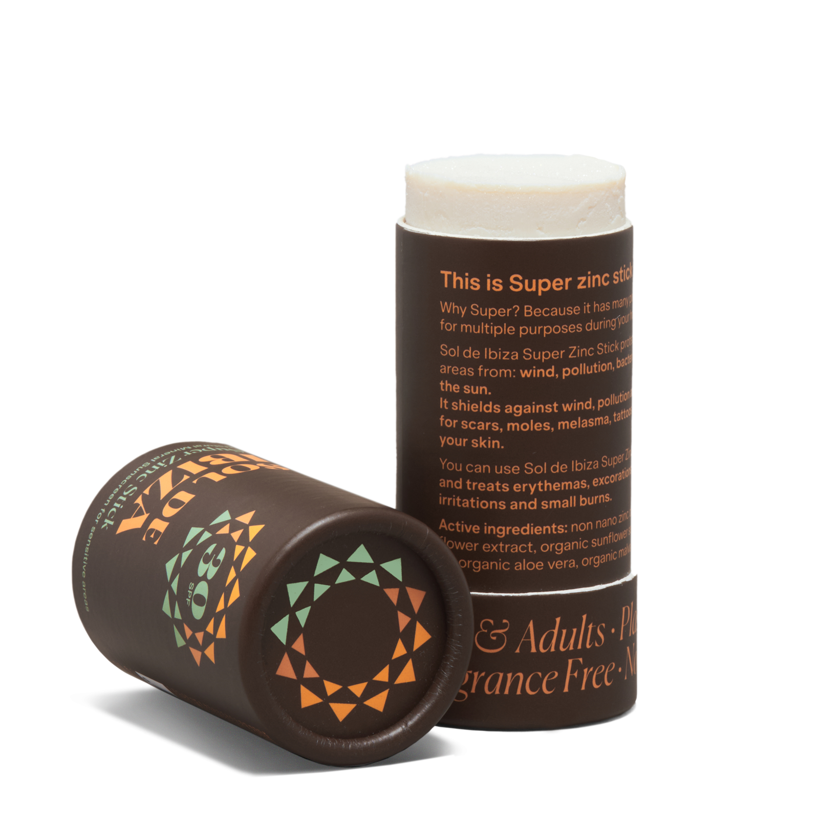 Sol de Ibiza Zonbeschermende Super Zink Stick SPF30 (45 GR) Sol de Ibiza