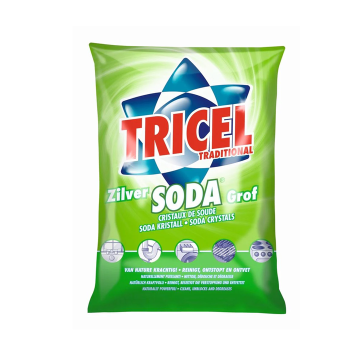Grove soda parfumvrije schoonmaakmiddel van Tricel