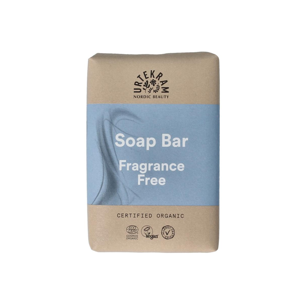 Urtekram Zeep gevoelige huid bio (1 ST) Parfumvrij