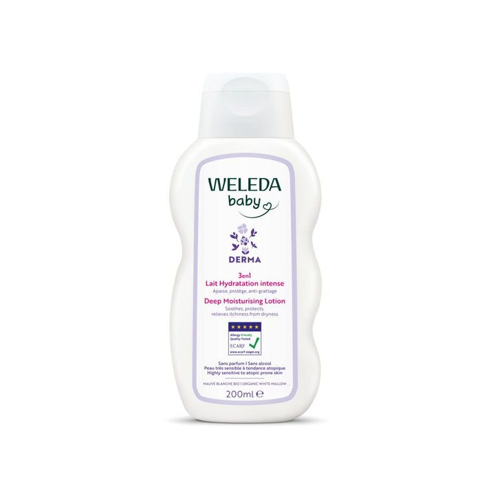Weleda Baby derma 3 in 1 bodylotion bio (200 ML)