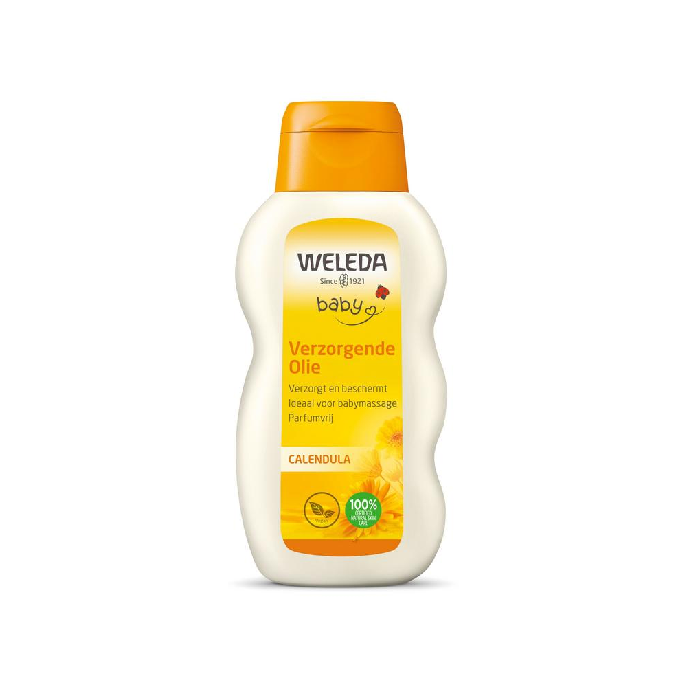Weleda Calendula baby verzorgende olie (200 ML) - Parfumvrij