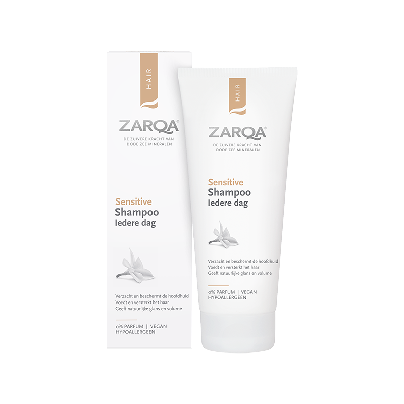 Zarqa Shampoo Iedere Dag Sensitive (200ml) - Parfumvrij