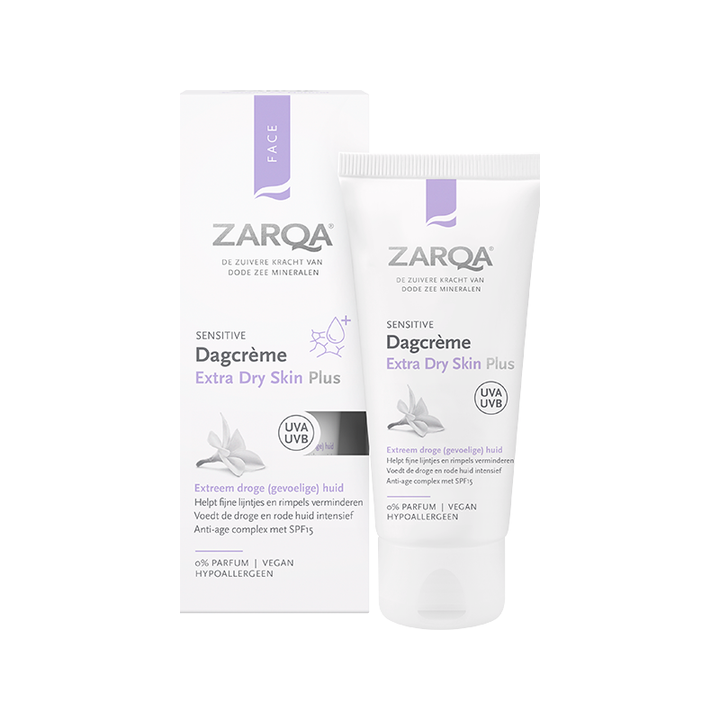 Zarqa Dagcreme Extra Dry Skin Plus SPF15 Sensitive (50ml)