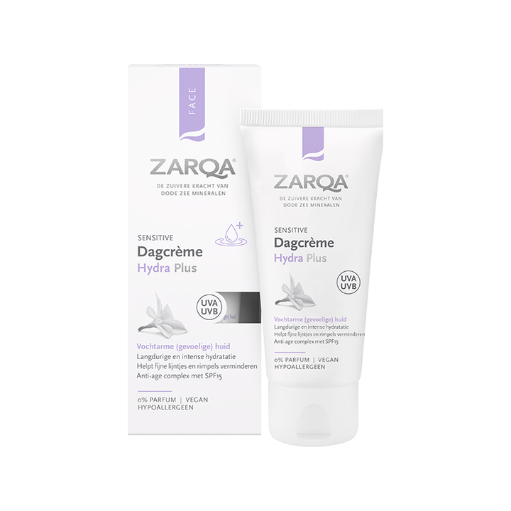 Zarqa Dagcreme Hydra Plus SPF15 Sensitive (50ml)