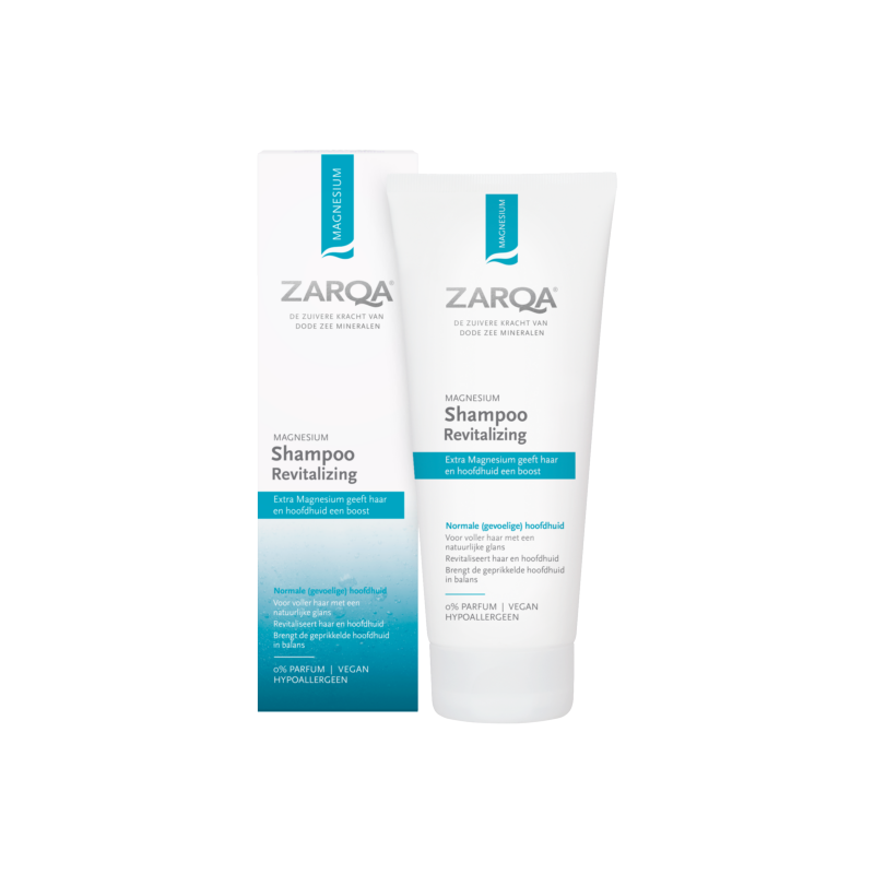 Zarqa Shampoo Revitalizing Magnesium (200ml) - Parfumvrij
