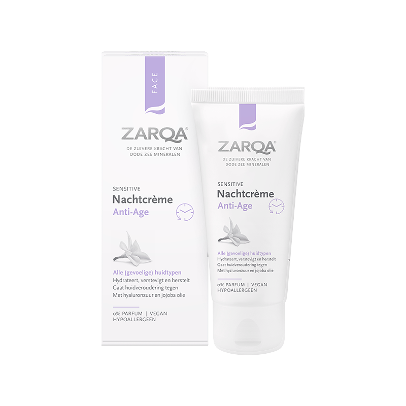 Zarqa Nachtcrème Anti-Age Sensitive (50 ML) Zarqa
