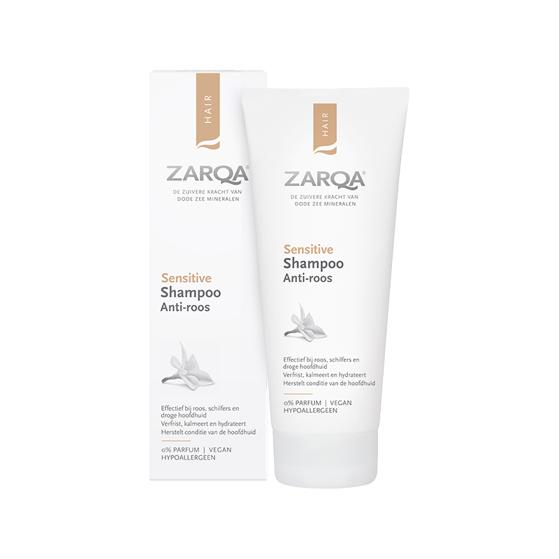 Zarqa Shampoo Anti-Roos Sensitive (200ml) - Parfumvrij