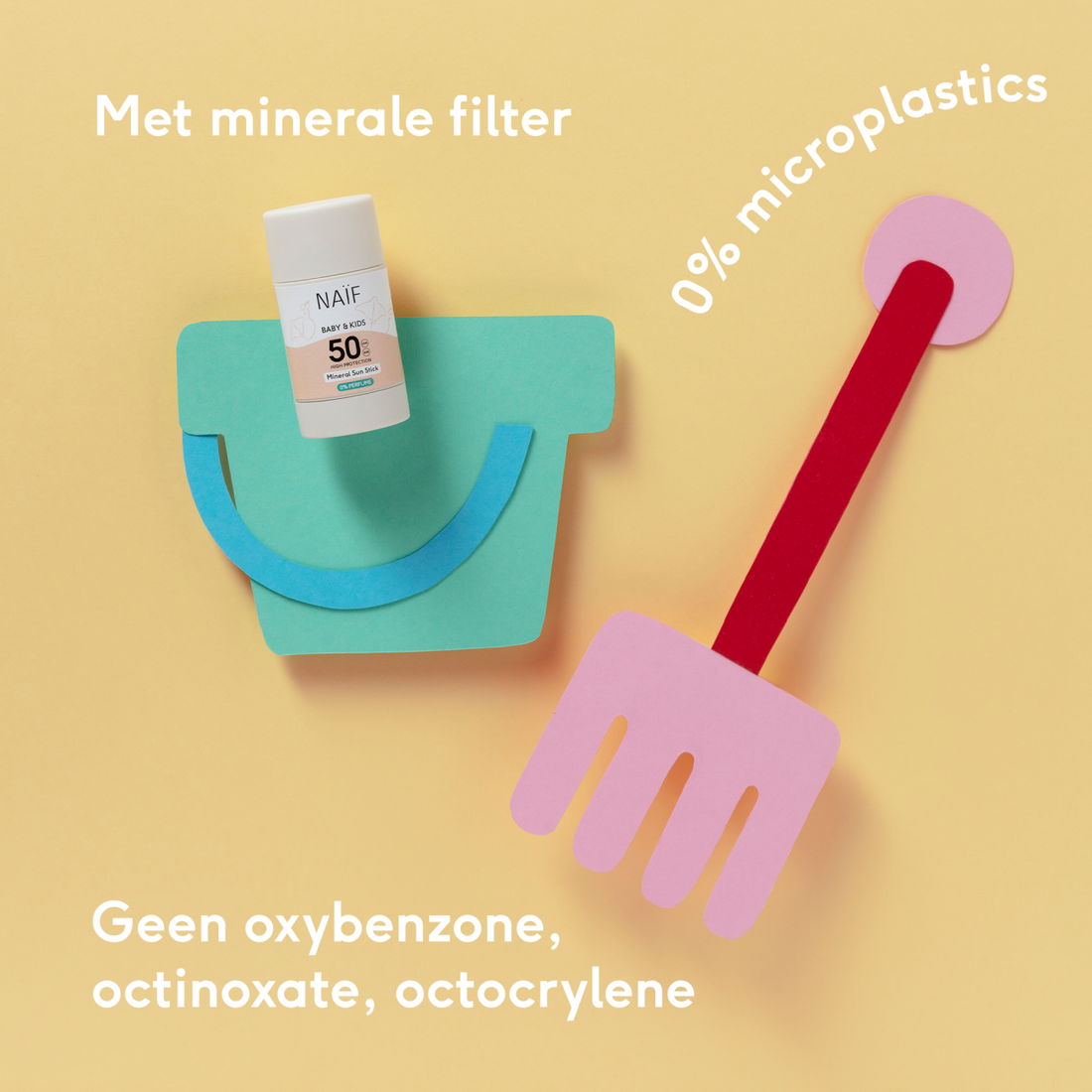 Zonnestick zonder oxybenzone, octinoxate en octocrylene