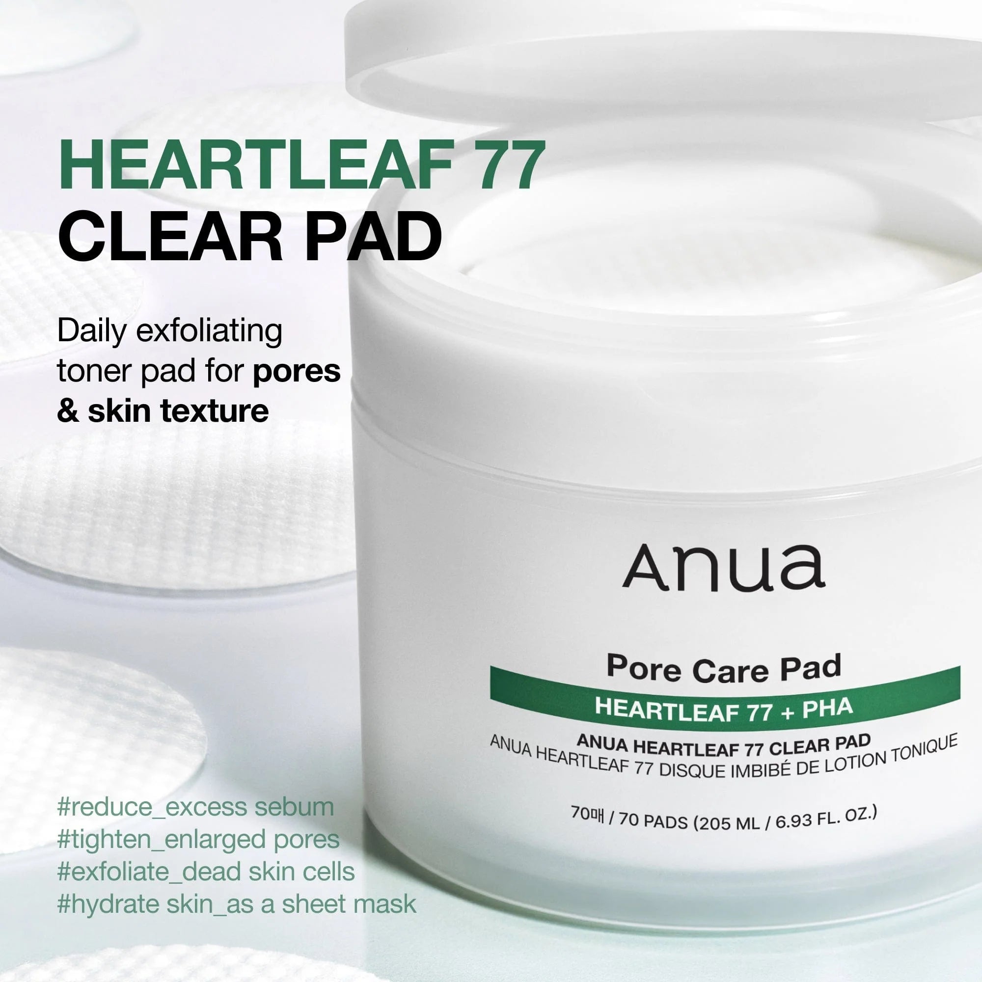 ANUA Heartleaf 77% Clear Pad (70 ST) ANUA