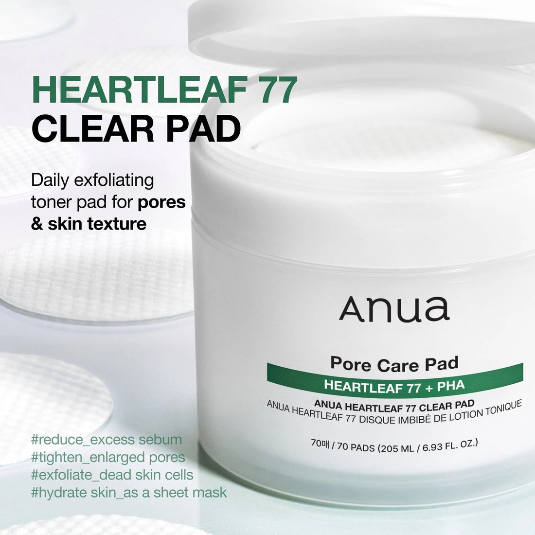 ANUA Heartleaf 77% Clear Pad (70 ST) ANUA