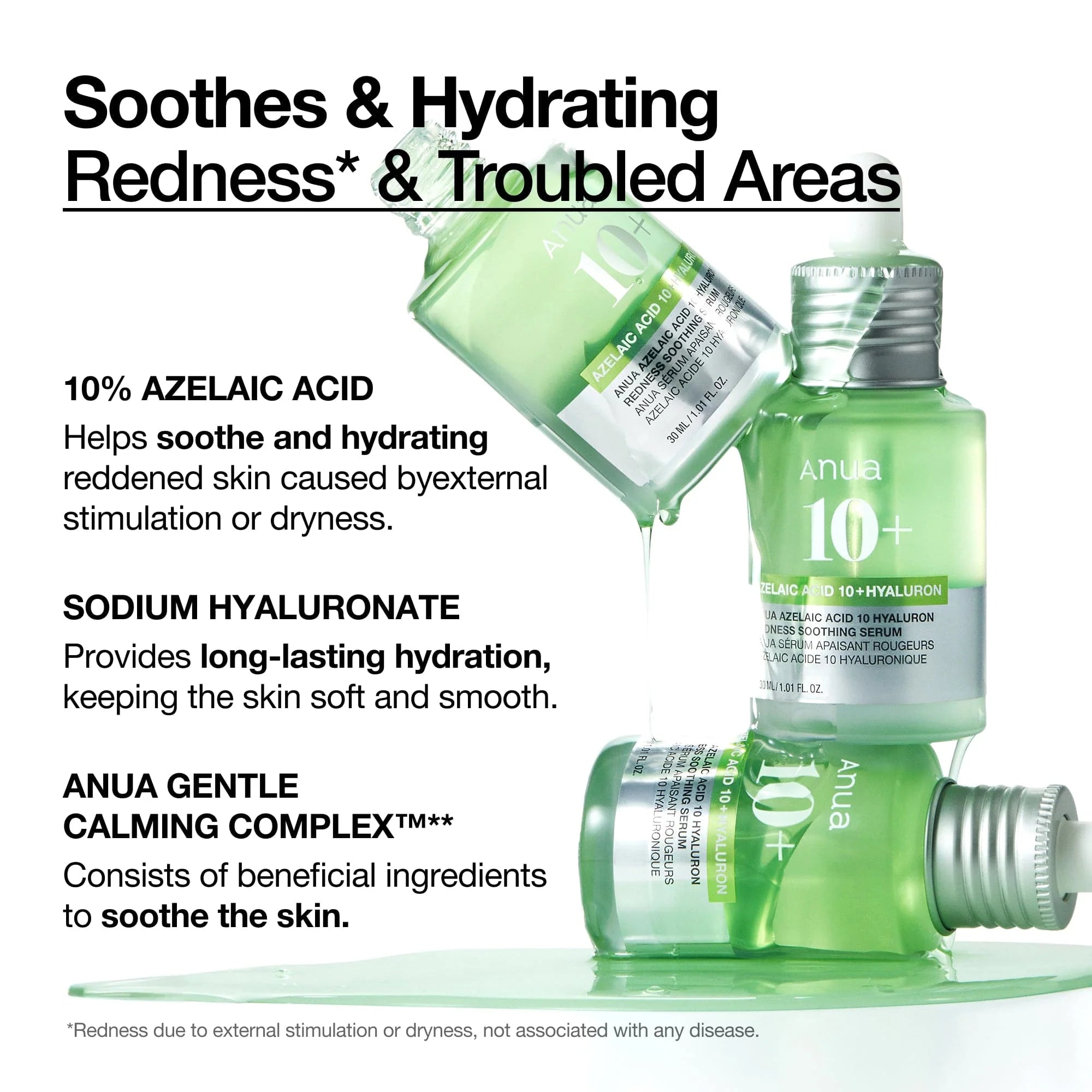 ANUA Azelaic Acid 10 Hyaluron Redness Soothing Serum (30 ML) ANUA