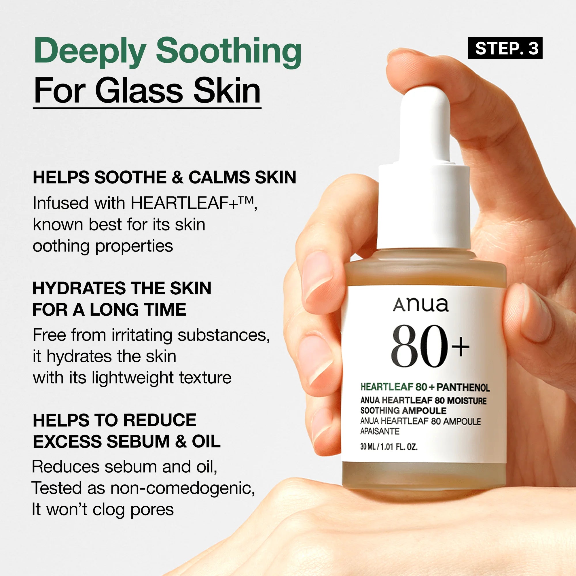 ANUA Skincare routine - Gevoelige huid Parfumvrij