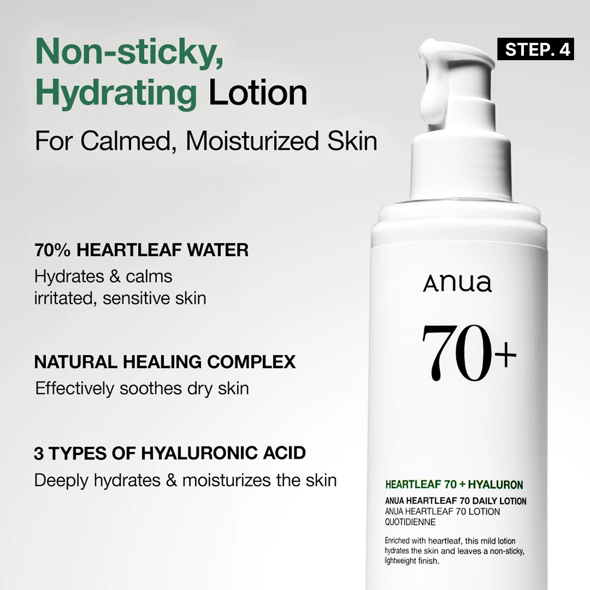 ANUA Skincare routine - Gevoelige huid Parfumvrij