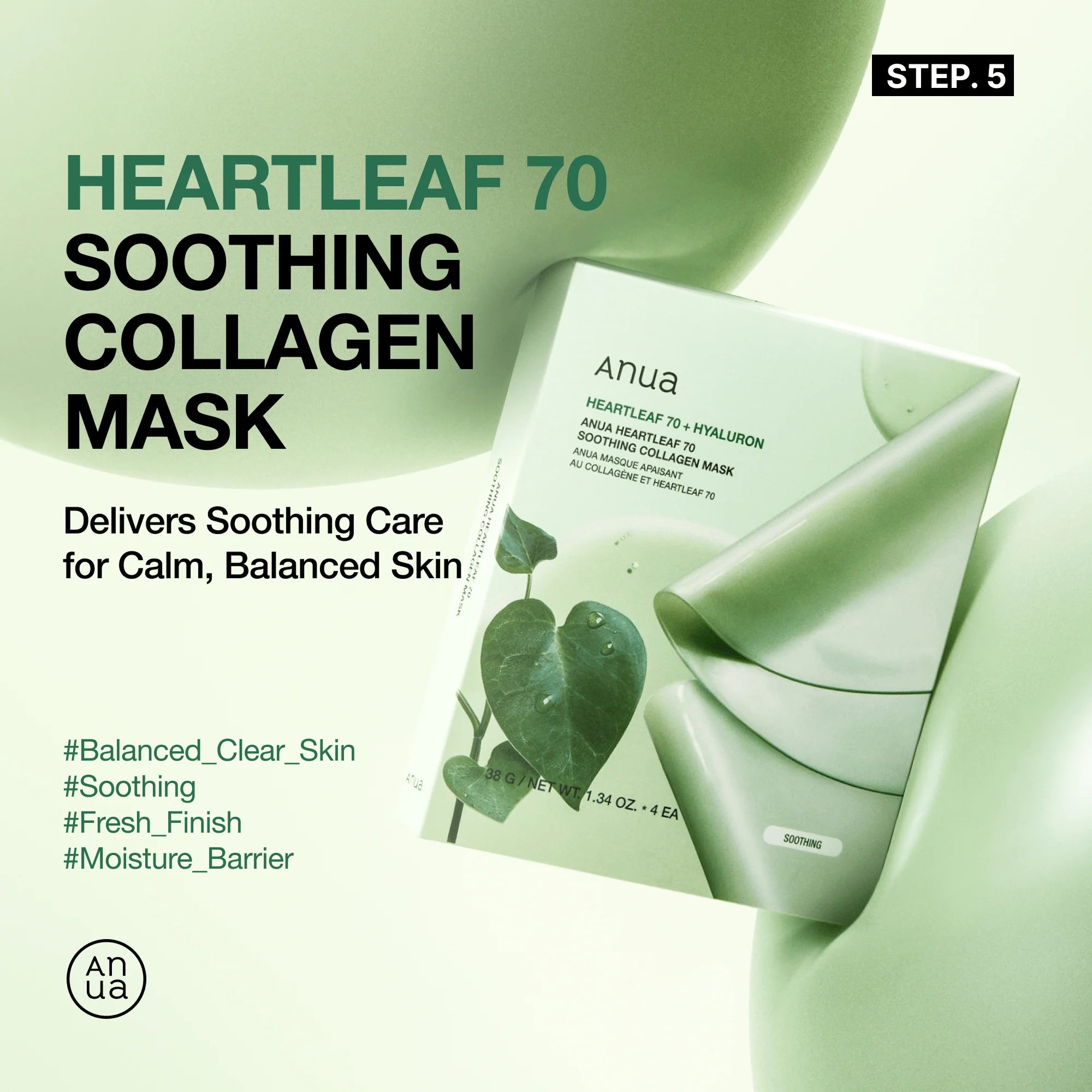 ANUA Skincare routine - Gevoelige huid Parfumvrij